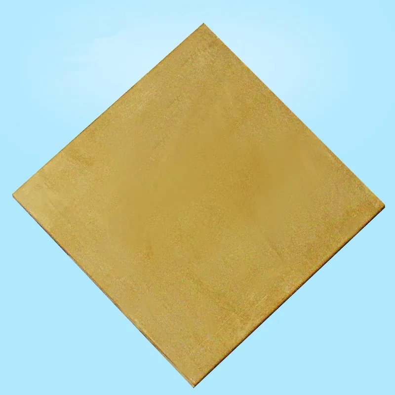 1PCS CP017 Ultra Thin Brass Sheet 100mm*100mm*2mm H62 Brass Plate Free