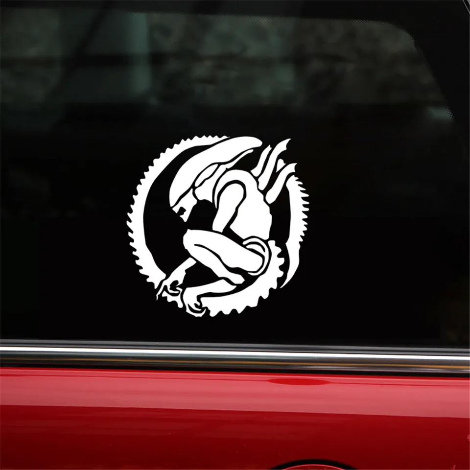 Alien Fashion Car Accessories Decal Vinyl Stickers Car-styling Waterproof Window Car Decals and Stickers for All Cars 15cm15cm (4)