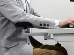Горизонтальный Регулируемый алюминиевый сплав коврики для мыши руки кронштейн перетащите запястье поддержка подставки держатель