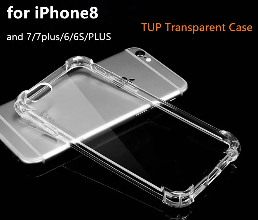 

Original Ultrathin Clear Transparent TPU Silicone Soft Cover Case For iPhone 6 7 8 Plus X XS MAX XR shockproof back cover case