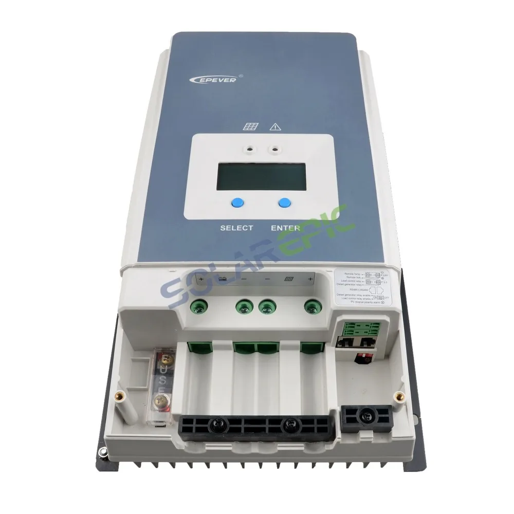 100A Epever MPPT Контроллер заряда 12V/24V/36V/48VDC Авто Батарея регулятор Макс PV Вход