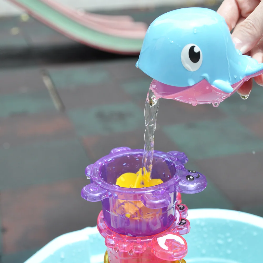 5pcsSet Animal Bath Toy Kids Whale Stacking Cup Early Education 5pcs Set Animal Bath Toy Kids Whale Stacking Cup Early Education Baby Shower Water Toy In 32809127577html