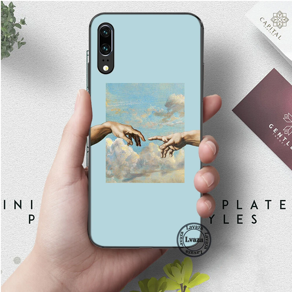 Силиконовый чехол с рисунком Ван Гога для huawei P8 Lite P9 Mimi P10 P20 Pro P Smart Z P30 - Цвет: 3