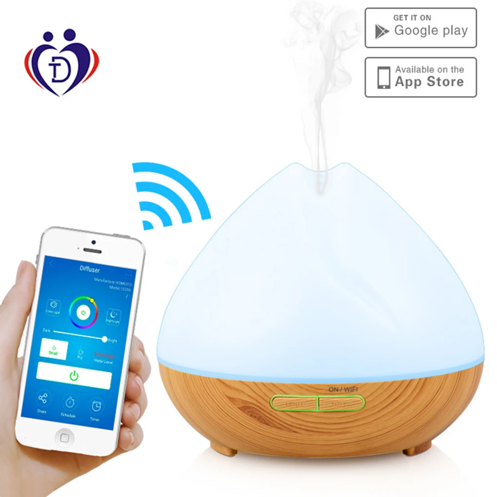 

Novel 400ML Wifi Smart Voice Control Fragrance Essential Oil Incense Burner Mist Humidifier Aromatherapy Diffuser Purifier