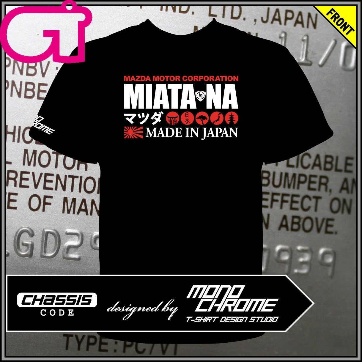 GT shirt Mazda Miata NA MX 5 Eunos Roadster футболка|Футболки| |