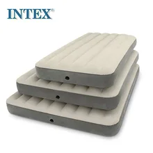 INTEX Новая роскошная линия Потяните один надувной матрас воздушная кровать кемпинг мат плотная Подушка 64709 с бытовой электрический насос