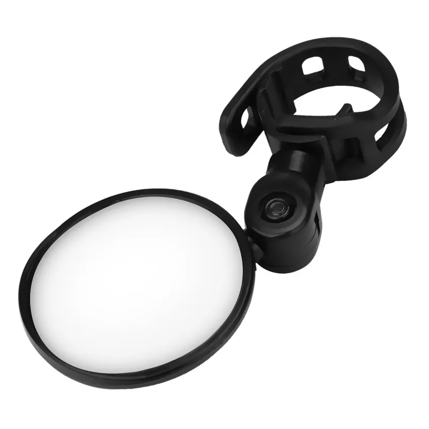 2pcs Bicycle Rear View Glass Mirror Universal Mini Rotaty Rearview