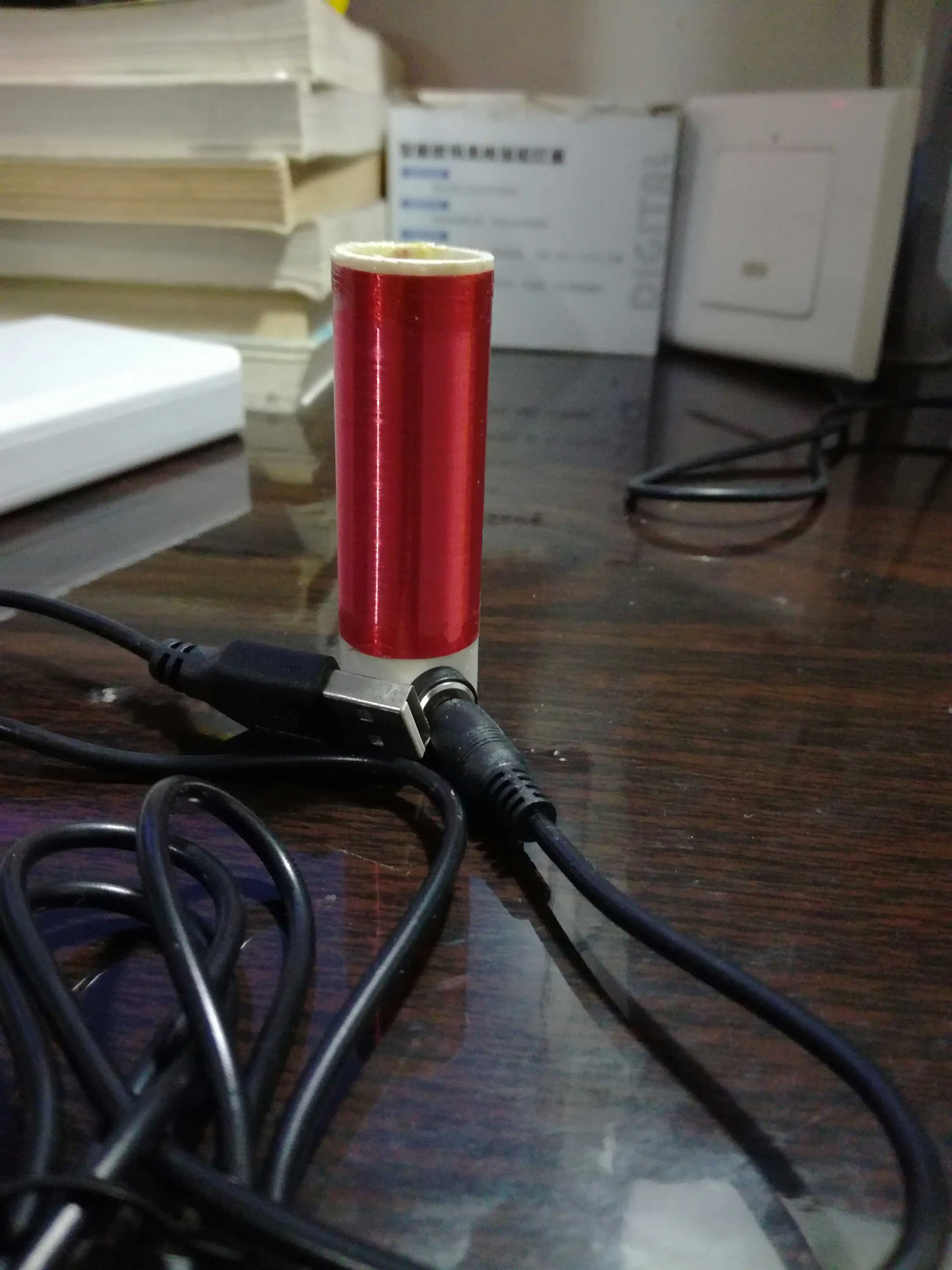 Тесла катушка USB мощность 5 В - изображение
