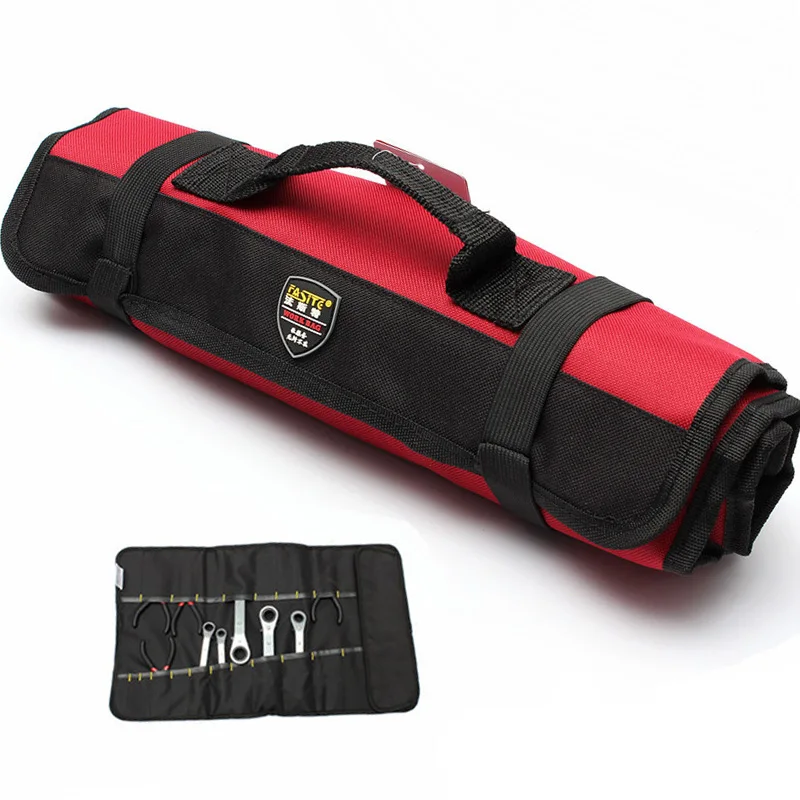 2016 New Tools Bag Plier Screwdriver Pocket Roll Bag / Case / Pouch 22 PocketsHolder Bag high
