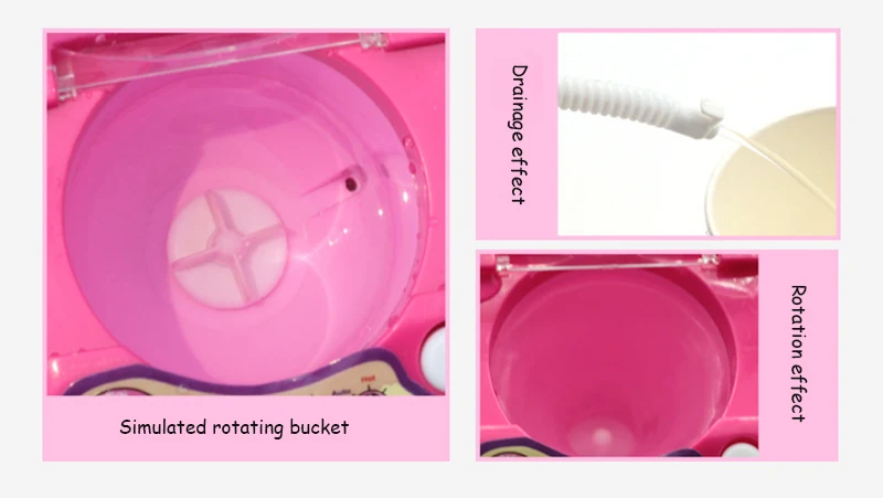Мини набор косметики щетка Очищающая электрическая розовая стиральная машина игрушки ролевые игры Детские игрушки Детская мебель игрушки Детский подарок на день