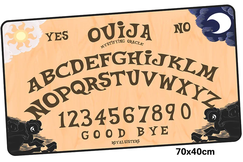 Ouija доска геймерский коврик для мыши 700x400X3 мм игровой коврик для мыши подарок на Хэллоуин аксессуары для ноутбука ПК коврик для ноутбука эргономичный коврик