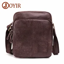 JOYIR Genuine Cow Leather Messenger Bags Vintage Flap Casual Men Solid Handbags Famous Brand Small Male Shoulder Crossbody Bags JOYIR Genuine Cow Leather Messenger Bags Vintage Flap Casual Men Solid Handbags Famous Brand Small Male Shoulder Crossbody Bags