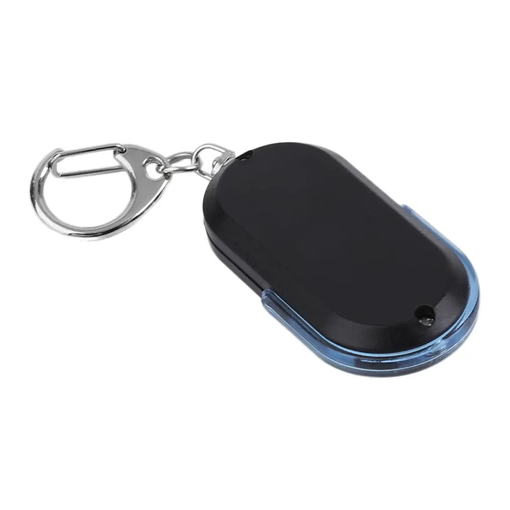 Portable Size Keychain Old People Anti-Lost Alarm Key Finder Wireless Useful Whistle Sound LED Light Locator Finder Keychain