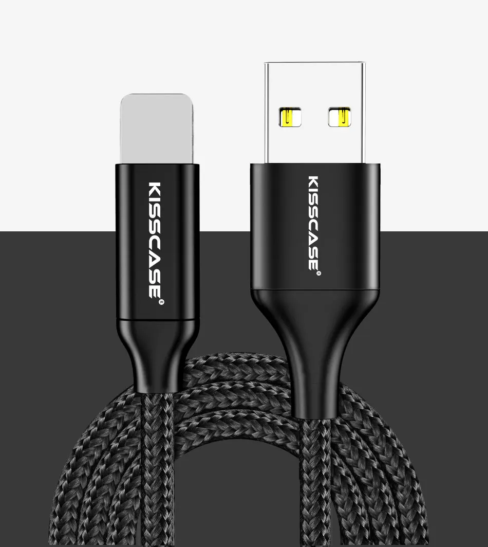 KISSSCASE 2,4 В usb type C кабель для мобильного телефона USB C кабель для быстрой зарядки type C кабель для iPhone микро, для мобильного телефона Кабели