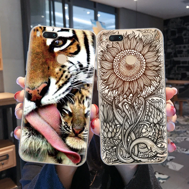 

Flower Cover For Xiaomi Redmi 3 3S 4 4A 4X 5 Plus 6 6A S2 Note 4X 3 5 6 Pro 7 5A Fundas For Xiaomi 9 Mi A1 5X A2 6X TPU Cases
