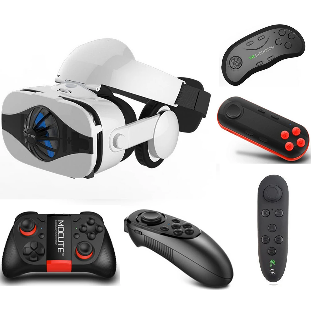 Space VR Glasses with Headphone VR Headset Goggles Set 3D Virtual