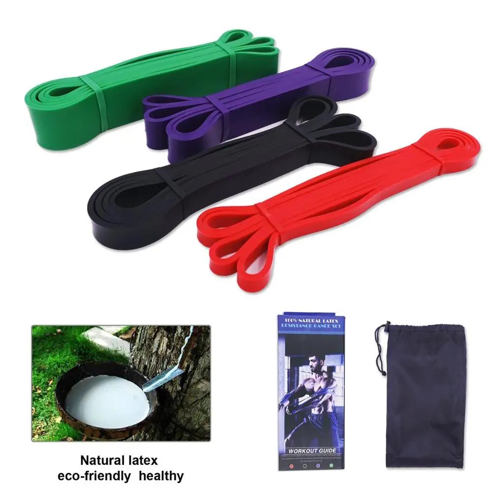 

Pull up Assist Band Set Ruber Loop Resistance Bands Elastic with Carrying Bag Fitness Power Training Strengthen Powerlifting