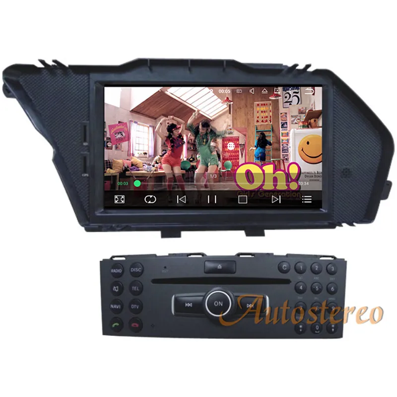 Excellent DSP Android 9 64G Car DVD Player GPS Navigation For Mercedes-Benz GLK GLK-Class X204 2008-2010 Car Auto stereo Multimedia Player 17