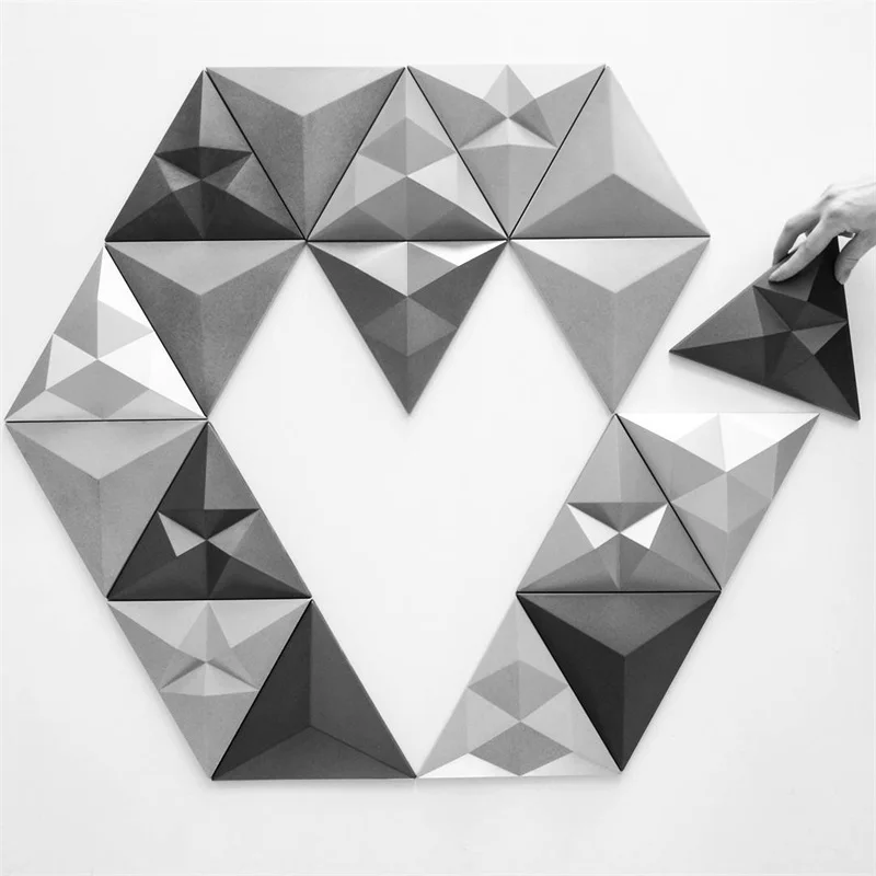 

3D Cement tiles silicone molds concrete brick wall molds