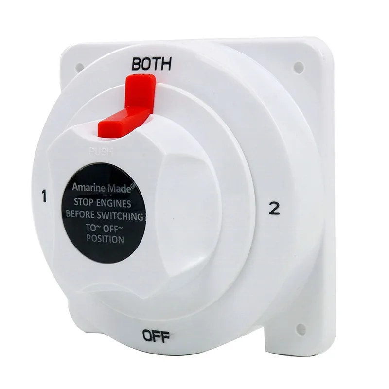 

wupp Battery switch 300A YD133 12-36V White Distribution Marine Boat Selector dropship 19M20