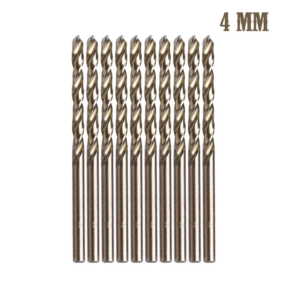 10 шт./компл. M35 треугольник Хвостовик HSS-Co (M35) кобальт твист сверло спиральное сверло 1 мм-мм 5