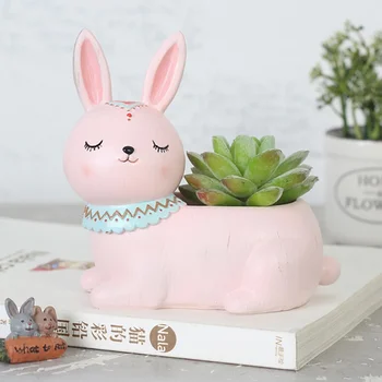 

Hot Sale 6 Styles Succulents Flowerpot Ethnic Style Party Theme Flowerpot Cartoon Animals Design Des