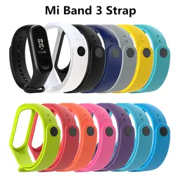 Браслет для оригинального xiaomi mi Band 3 спортивный ремешок часы силиконовый ремешок для xiaomi mi band 3 аксессуары браслет mi band 3