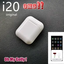 Oh My Golly i20 TWS Bluetooth наушники беспроводные PK w1 чип i30 i60 i12 pop up LK-TE9 наушники 1:1 PK i11 i13 i14 i15 i16 tws