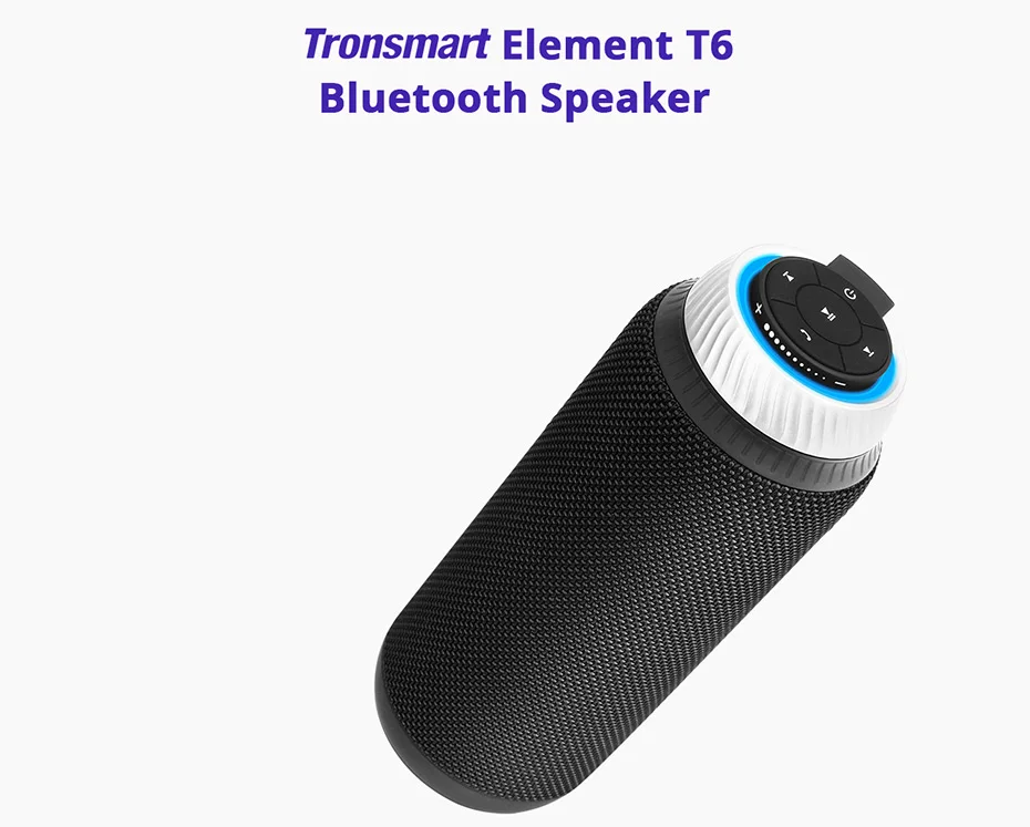 Tronsmart Element T6 Bluetooth Speaker Column Portable Speaker Subwoofer 25W with 360 Stereo Sound Speakers for computer -