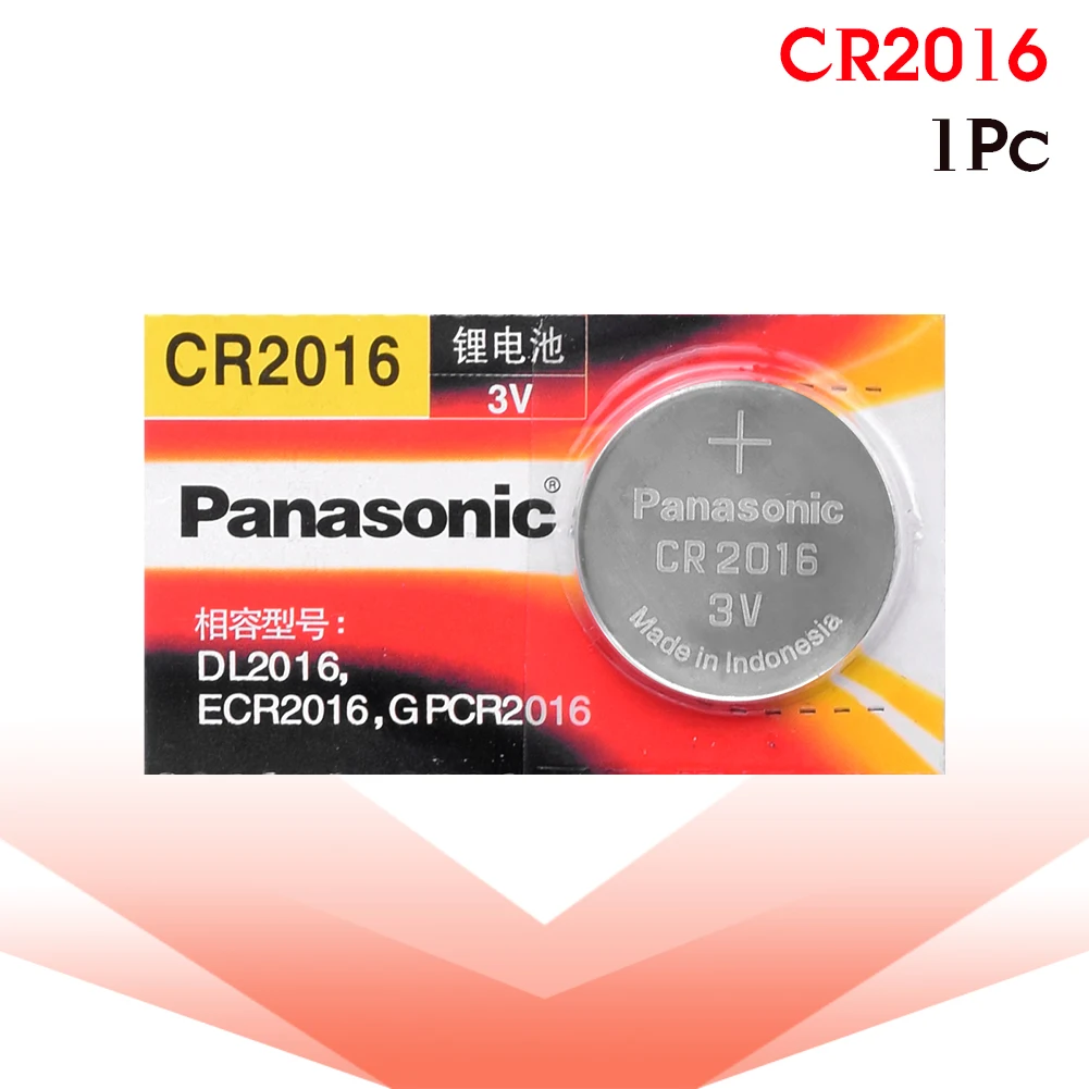 PANASONIC 1 шт. cr2016 BR2016 DL2016 LM2016 KCR2016 ECR2016 3 В Кнопка ячейка монета литиевые батареи для часов автомобиля игрушки