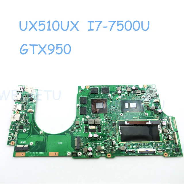 $US $275.89  UX510UX GTX950M MB._8G/I7-7500U/AS Motherboard 8G RAM For ASUS ZENBOOK UX510UX UX510UXK UX510UWK UX