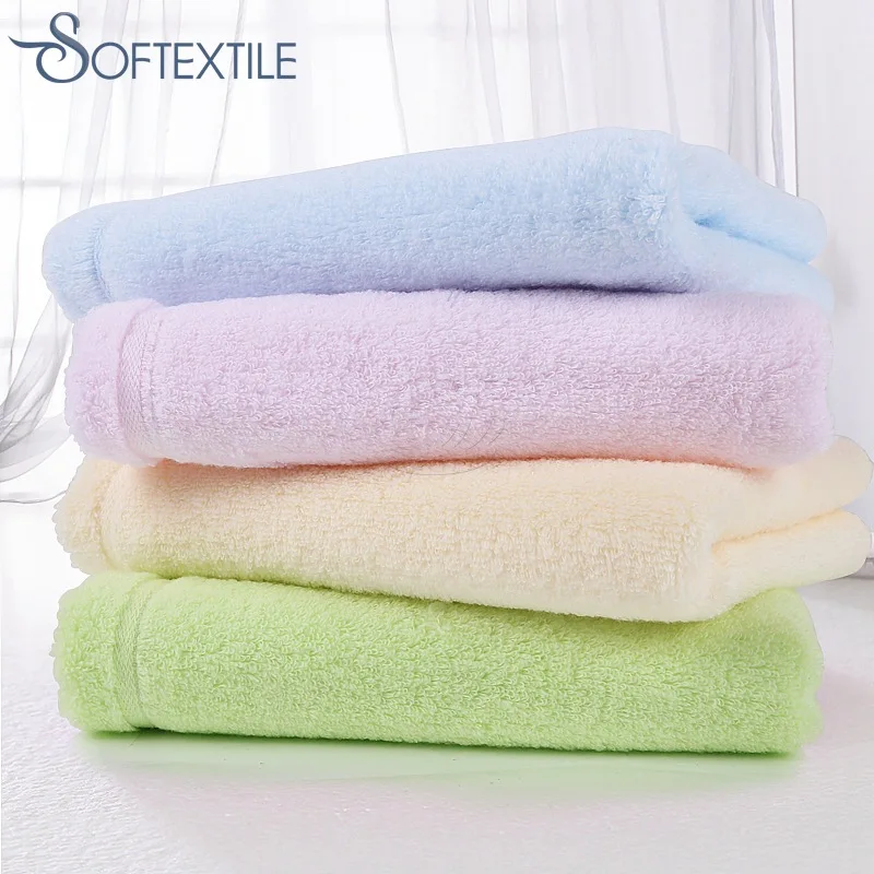 SOFTEXTILE luxury Super soft 100 Cotton Solid Hand Face Towel For