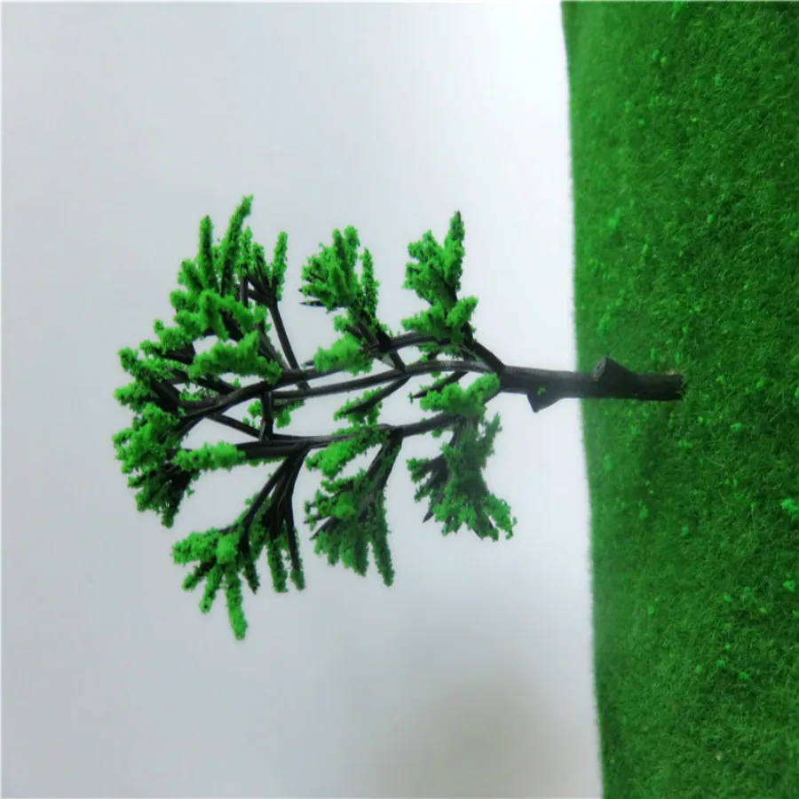 new architecture 3d scale artificial plastic model  green tree  layout187
