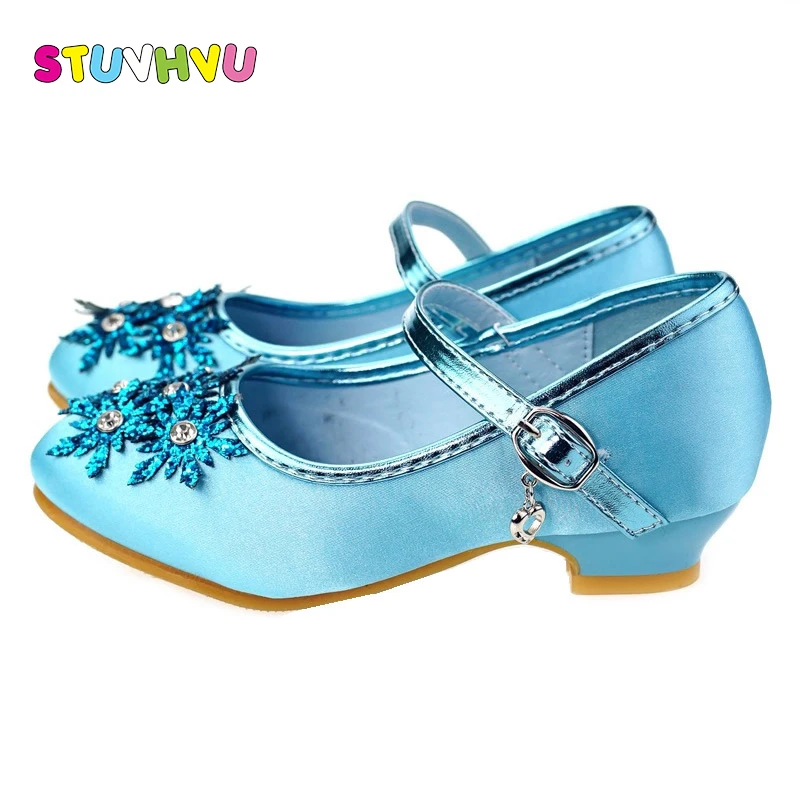 girls blue dress shoes