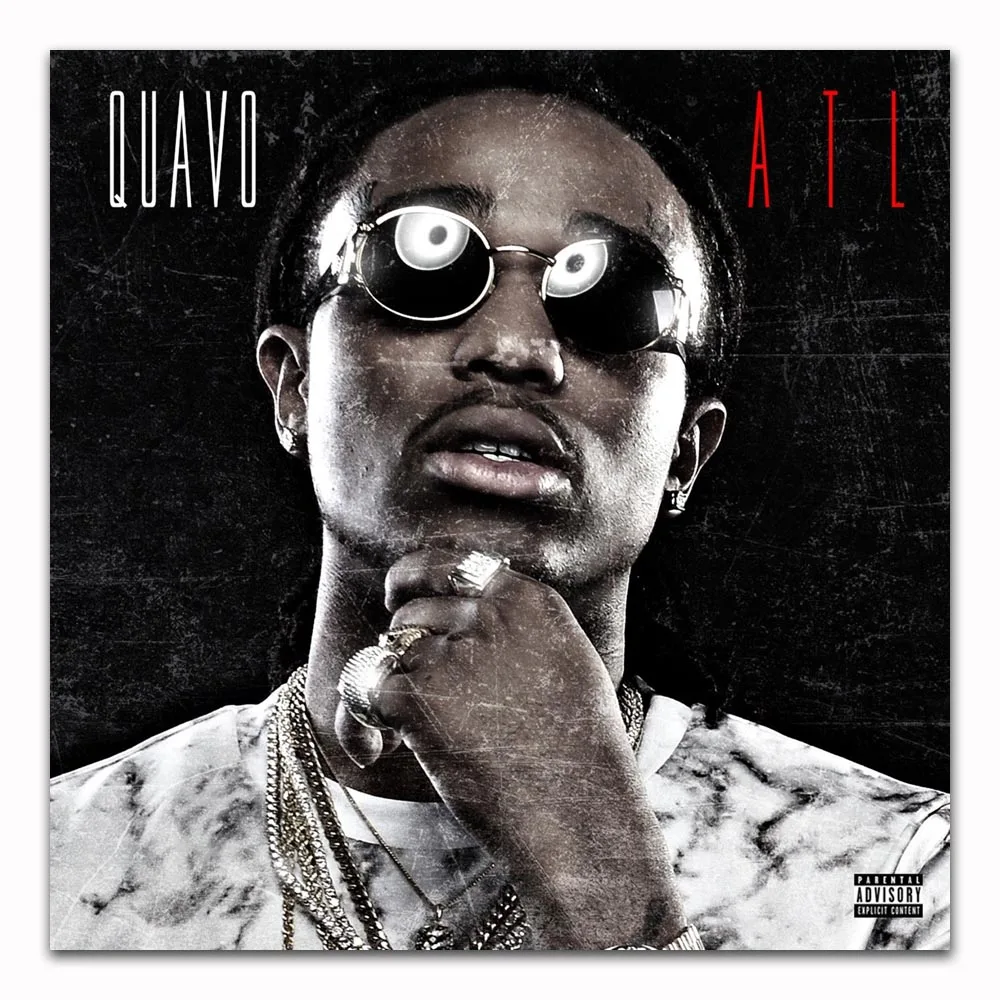 Z0736 Плакаты и принты Quavo ATL Migos 2018 Обложка альбома в стиле хип-хоп рэп