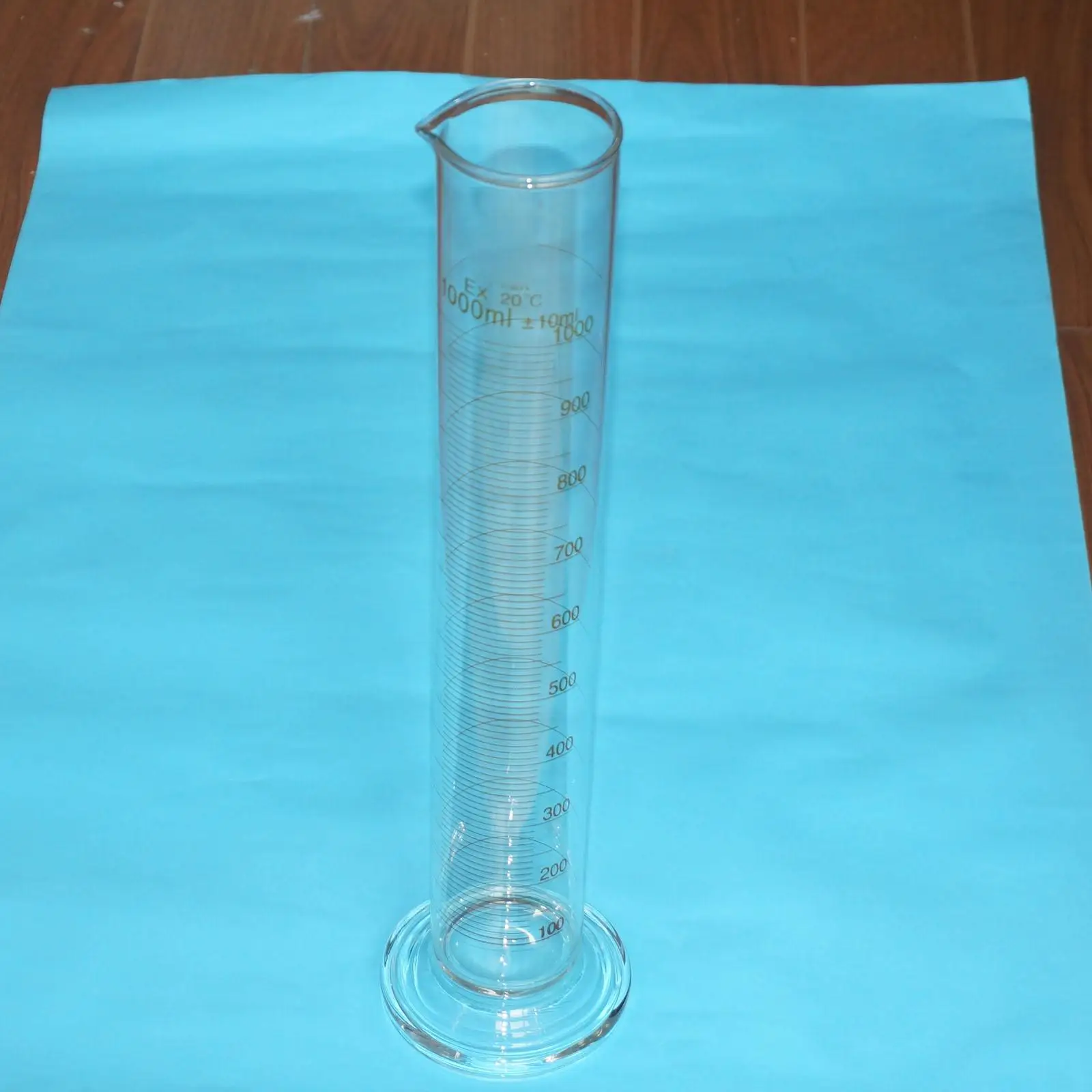 1000ml Lab Glass Graduated Measuring Cylinder With Spout Glassware Scale 10mlteaching Flask Aliexpress