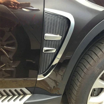 

WELKINRY car cover For BMW X5 F15 2014 2015 2016 2017 2018 ABS chrome front headstock side skirt fender imitation outlet trim