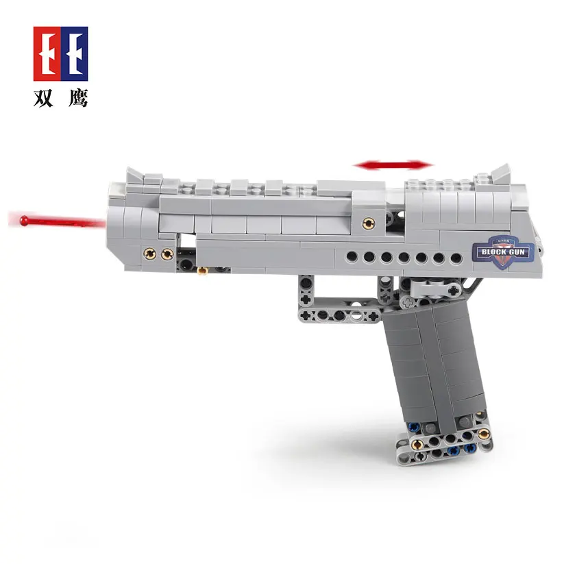  2019 Magnum Desert Eagle PUBG weapon Assembly pistol Technic Military Model Building Block Bricks c