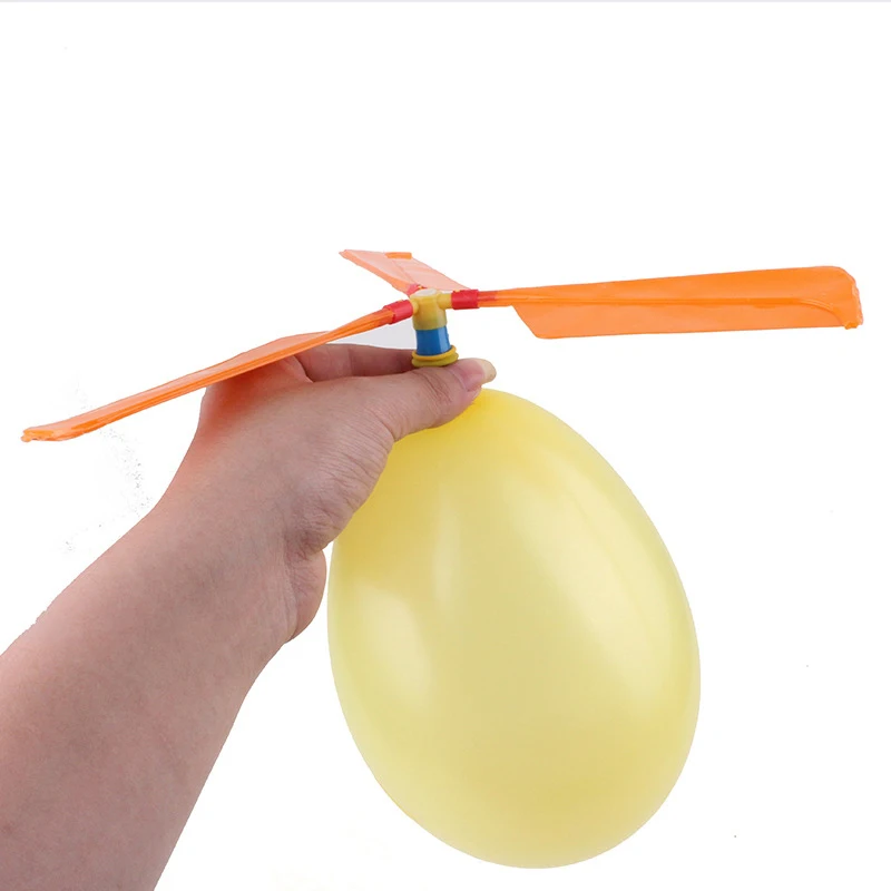 

DIY Material Home School Educational Kit Child Gift Fun Physics Experiment Homemade Balloon Helicopter