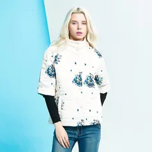 biocen 2018 Women Cotton Padded Jacket 2018 Thin Women Quilted Parkas Spring Windproof Womens Spring Jackets Coats New Design