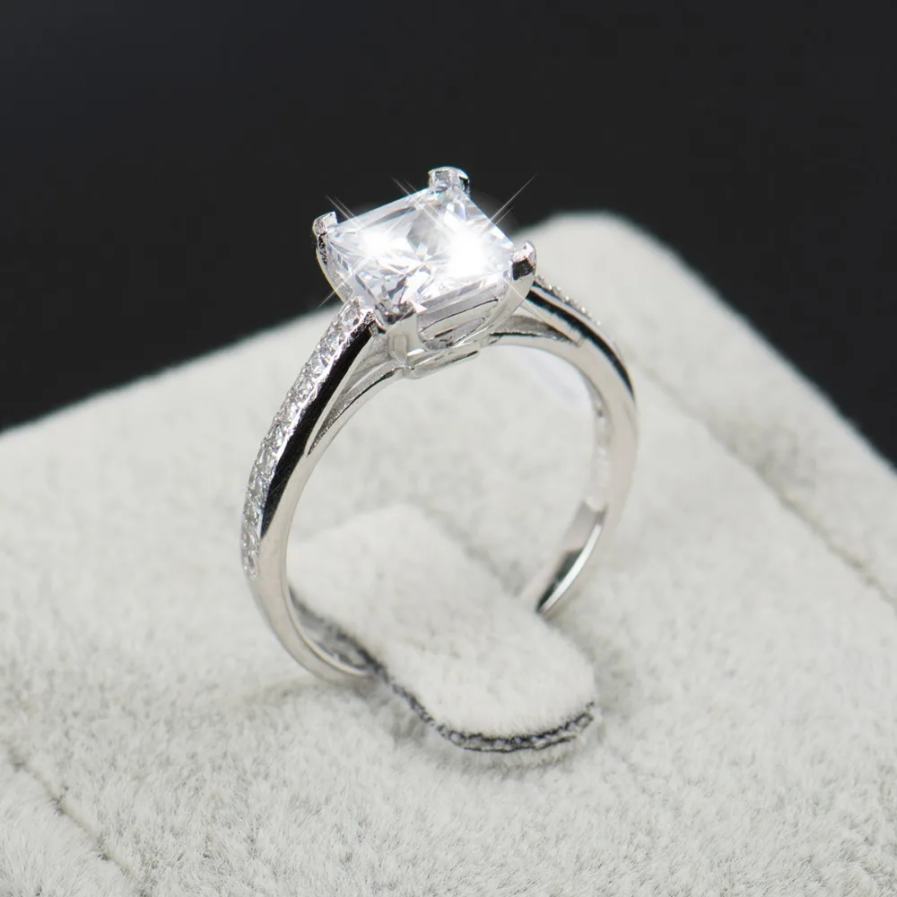 2016 rainbow jewel engagement aaaaa cubic zircon fashion rings real 925 sterling silver wedding ring bridal - Cheap Wedding Ring 2016 rainbow jewel engagement aaaaa cubic zircon fashion rings real 925 sterling silver wedding ring bridal - Cheap Wedding Ring