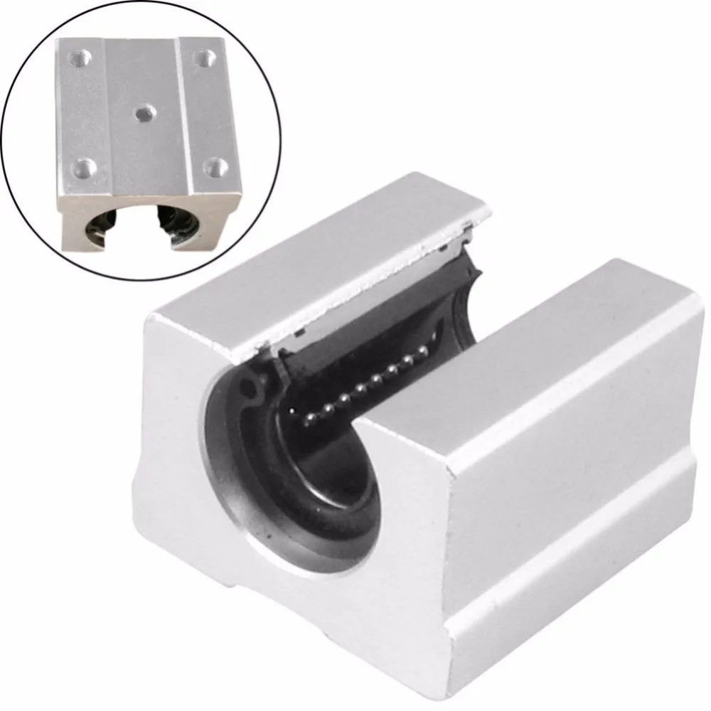 New 2pcs SBR10UU Linear Bearing 10mm Open Linear Bearing Slide block