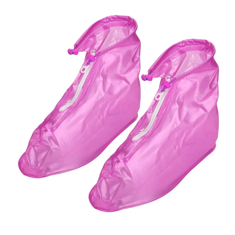 Portable Rain shoe rainproof shoes cover Waterproof Rain Shoes Covers Thicker Non-slip Scootor Boots Umbrella Accessories #2h29 (14)