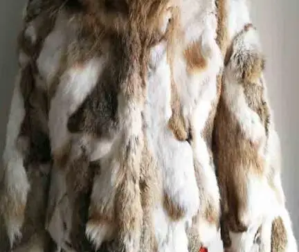 Новое поступление роскошное пальто из меха енота цельное пальто из меха кролика популярное пальто из натурального меха женская брендовая Меховая куртка TSR29 - Цвет: Yellowgrass