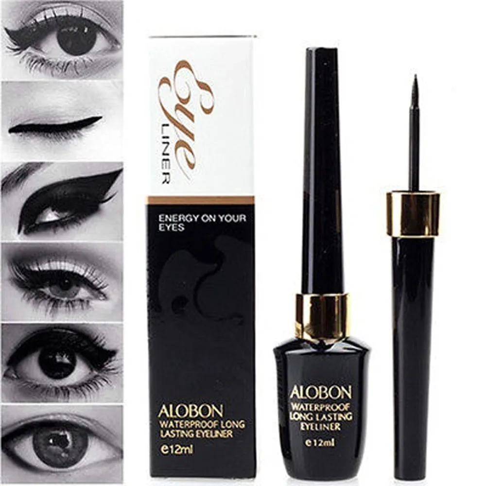 

Fashion 2019 Liquid Eyeliner Waterproof Eye Liner Pencil Pen Black Make Up Comestics