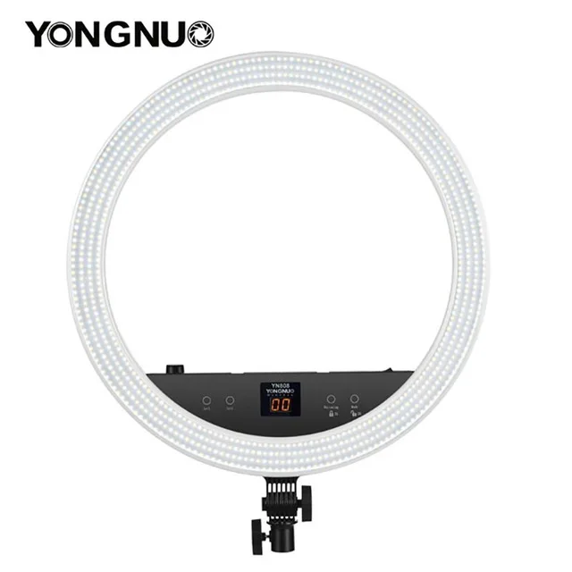 

New YONGNUO LED Light YN808 3200K-5500K Bi-color 800pcs Lamp Beads LED Video Light for Camcorder with Touch Button Function