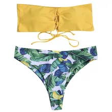 Фантастический женский боди из двух частей сексуальный раздельный купальник бикини купальник пляжная одежда сексуальный крест купальники открытая спина винтажный купальник