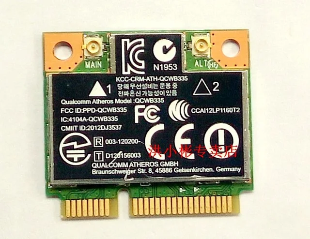 SSEA Atacado Atheros QCWB335 Wifi Bluetooth 4.0 metade Mini pci e placa Wireless para acer