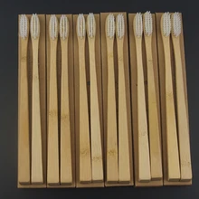 DR. PERFECT 12 шт. белая сверхтонкая зубная щетка бамбуковая Белая Щетина зубная щетка мягкая щетина бамбуковое волокно деревянная ручка