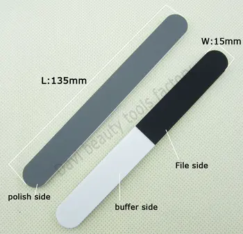 

nail tools 1000pcs/lot 3 way mini nail files buffer buffing for nail art black white grey color emery file FREE SHIPPING